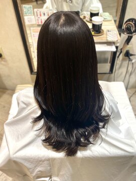 トリコ 梅田茶屋町店(trico) 暗髪でも柔らかモノトーンカラー