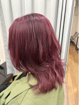テーラヘアー 稲毛店(TELA HAIR) レッドパープルウルフレイヤー