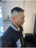 メンズカットフェードスキンフェードボウズバズクロップバーバー