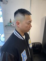 グッドプレイスアンドシング(Good Place&thing)&nbsp;メンズカットフェードスキンフェードボウズバズクロップバーバー