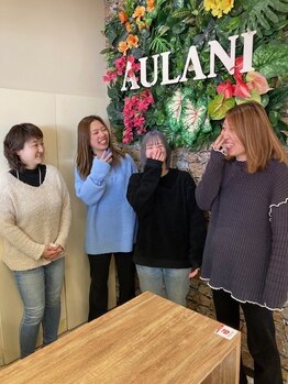 アウラニヘアーリゾート(AULANI Hair Resort)の写真/【日野駅徒歩1分】女性同士だから共感できるお悩みを丁寧なカウンセリングで解決★お気軽にご相談下さい♪
