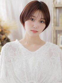 カバーヘア ブリス 戸田公園西口店(COVER HAIR bliss)&nbsp;艶髪前下がりショートヘルシースタイルa戸田公園20代30代40代