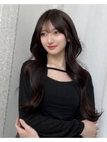 レイリー 原宿 表参道(Rayreee)&nbsp;小顔似合わせ流し前髪/大人かわいい韓国風顔周り