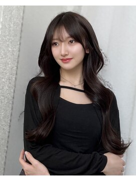 レイリー 原宿 表参道(Rayreee) 小顔似合わせ流し前髪/大人かわいい韓国風顔周り