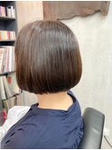 まとまり×抜け感◎大人ナチュラルボブ/髪質改善/艶カラー