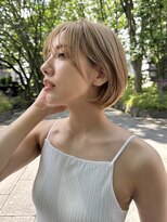 ロンドエニカ 大宮(Lond enika)&nbsp;ミニウルフレイヤーカット顔周りカット前髪カットショート/大宮