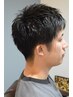 《丁寧×スムーズ》レギュラーコース〈カット＋スパシャンプー＋お顔そり〉