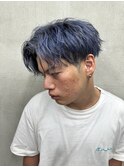 濃いめのブルー!