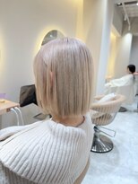 サンド 名古屋(sand)&nbsp;アプリコットオレンジくびれヘアハイライトカラー名古屋ショート