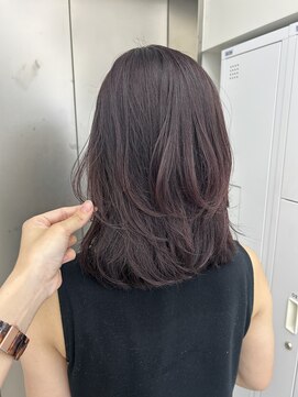 ビューナゴヤ 名駅(VIEW NAGOYA) レイヤーカット/ラベンダーカラー/似合わせカット/前髪カット