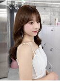 上品韓国ヘアミルクティーベージュ