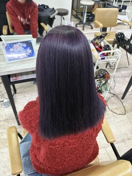 アジールヘア 所沢プロペ通り店(agir hair) バイオレットカラー