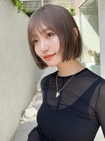 ガーデン 渋谷(GARDEN)&nbsp;小顔大人ボブ暗めカラーミディアムデザインカラー