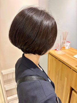 バッカ 横浜桜木町店(BACCA) 絶壁解消×美シルエット。30代の艶見せショートボブ