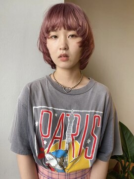 ルノ(RUNO) マッシュボブ/ボブ/ミニボブ/前髪なし/20代/レイヤーボブ