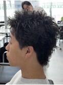 ランダムスパイキーショート くせ毛 鹿児島メンズ