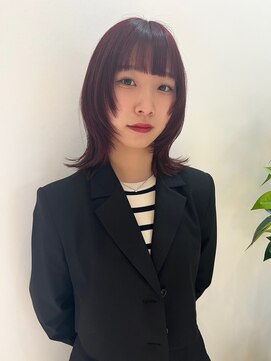 ナンブスカイ(nambu-SKY) ブリーチなしダブルカラー　艶RED