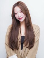 セプト 天神大名(SEPT.)&nbsp;艶カラー 髪質改善 ナチュラルブラウン 顔周りカット 20代