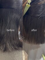 ソイデュエ 梅田(soi due)&nbsp;髪質改善ストレート+切りっぱなしボブ