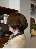 ショートボブ＋レイヤー