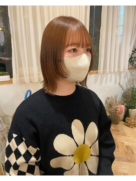 メルク ユニ(merc.uni) 顔周りレイヤーボブイメチェン4.3