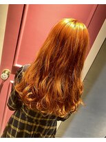 エシェル 平塚店(echelle) 柔らかいオレンジカラー