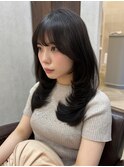 レイヤーカット ワンカール 顔周りカット【momoka】