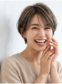 骨格似合わせ◎耳掛けもかわいい大人ショートボブ 20代30代40代