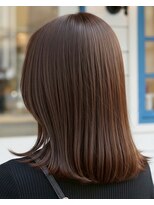 アズグロウヘアー(AS GROW HAIR) イメチェン王道ナチュラルストレートミディ