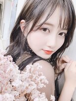 charme 神戸元町/三宮 髪質改善トリートメント&ヘッドスパ【シャルム】&nbsp;グレージュ/韓国風レイヤーカット/髪質改善/シースルーバング