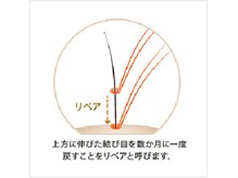 増毛エクステサロン スマイリー(smily)の雰囲気（上がってきた結び目を根元に戻して[リペア]できます）