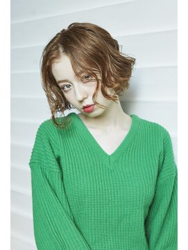 ラレイ(Lalei) 【Lalei】ハニーヘア無造作くせ毛風ナチュラルボブ 表参道