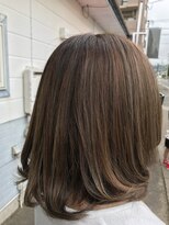 ヘアー バイ ミーズ(hair by Mii’s)&nbsp;グレージュメッシュ