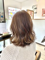 オレンジ(orange)&nbsp;【orange大分賀来】外ハネミックスウェーブミディアムスタイル