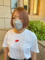 ライズ バイ レボ 柏店(RISE by REVO)&nbsp;ボブ/カーキグレージュ/大人かわいい/フェザーバング