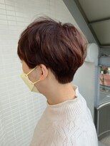 オーシャン(Ocean)&nbsp;[OCEAN Hair&Life藤原純] ソフト刈り上げピンクベージュ☆