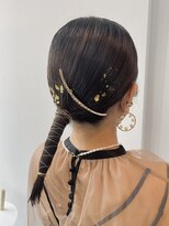 金箔ご用意あり◎タイトアレンジ【銀座ヘアセット】