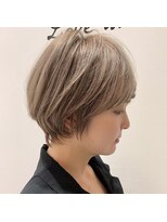 レシピ(recipe) ショートグレージュ