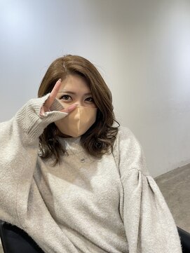 アールヘアー(ar hair) 【市川諒】プレミアムダブルケアカラーで理想のベージュに◎