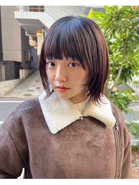 ソワ オモテサンドウ(SOIE OMOTESANDO) 【SOIE】顔まわりカットレイヤーボブ【表参道】