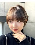 ウザバング　小顔補正立体カット　こなれヘア　おおばたける