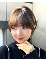 アマトウキョウ 表参道(AMA TOKYO) ウザバング　小顔補正立体カット　こなれヘア　おおばたける 