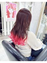 ヘアー アトリエ エゴン(hair atelier EGON)&nbsp;ピンク裾カラー♪