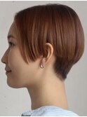 前下がりハンサムショートボブ
