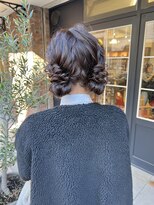 トータルビューティ ジェム バイ ヘアタイム(TOTAL BEAUTY gem by HAIR TIME)&nbsp;ひつじヘア お呼ばれ ツインお団子