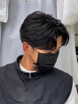 センス 渋谷 宇田川交番前(SENSE) ダークアッシュ/カルマパーマ/ベリーショート[渋谷/韓国/MEN'S]