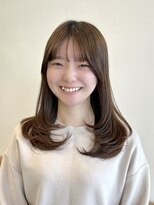 ビューエヒメ(VIEW EHIME)&nbsp;★小顔前髪レイヤーカットナチュラル透明感ベージュ