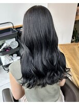 オットット(OttottO)&nbsp;ブリーチなしカラー　艶髪ブルーブラック