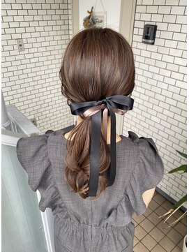 フェリーチェ(Felice) ポニーテール　ローポニー　参列ヘア　パーティヘア