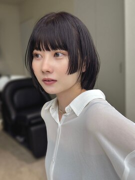 コア 表参道(COA) ボブヘア/レイヤーカット/ウェットヘア/オリーブベージュ/表参道